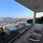 Sea View Heathed Pool Villa Kalkan
