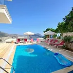 Sea View Heathed Pool Villa Kalkan