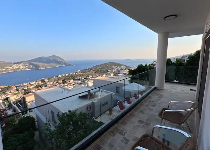 Sea View Heathed Pool Vilă Kalkan